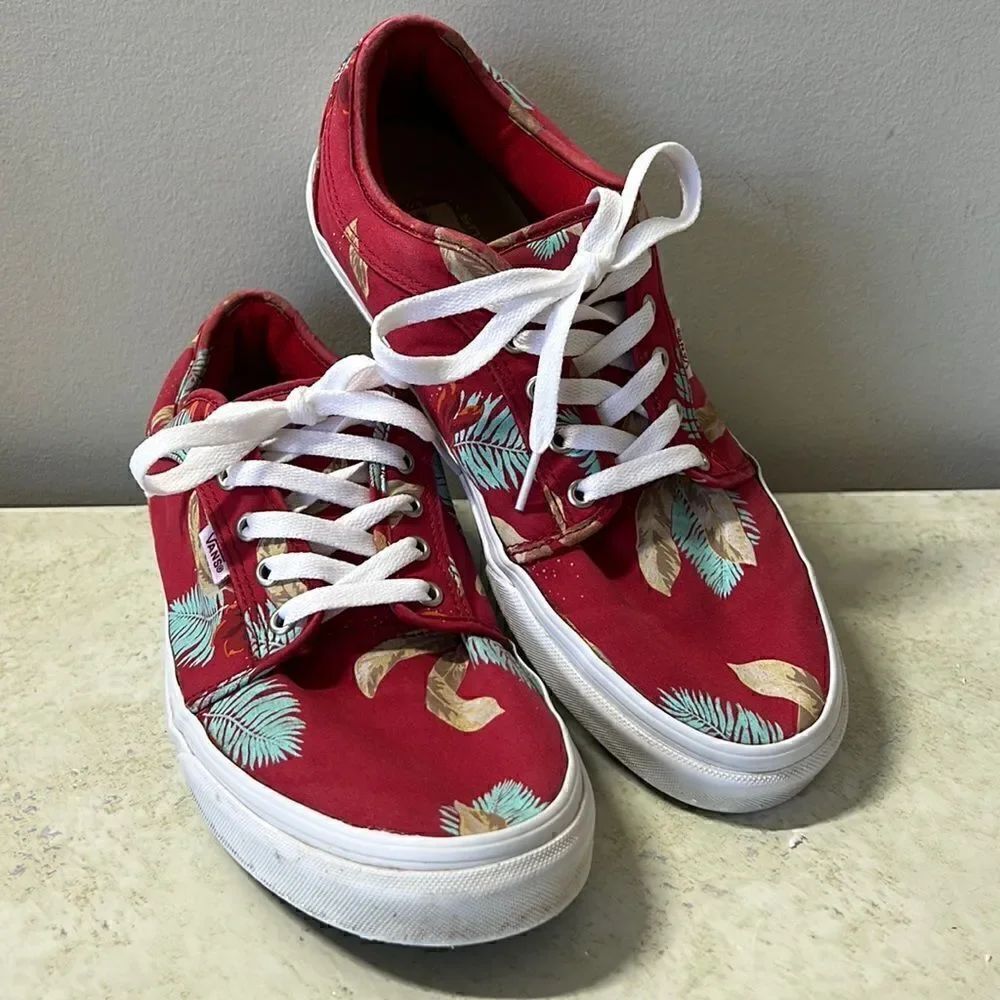 Vans Tropical Leaf Skate Shoes 11.5